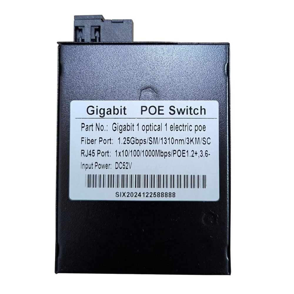 1 Port PoE+ Media Converter - Image 3