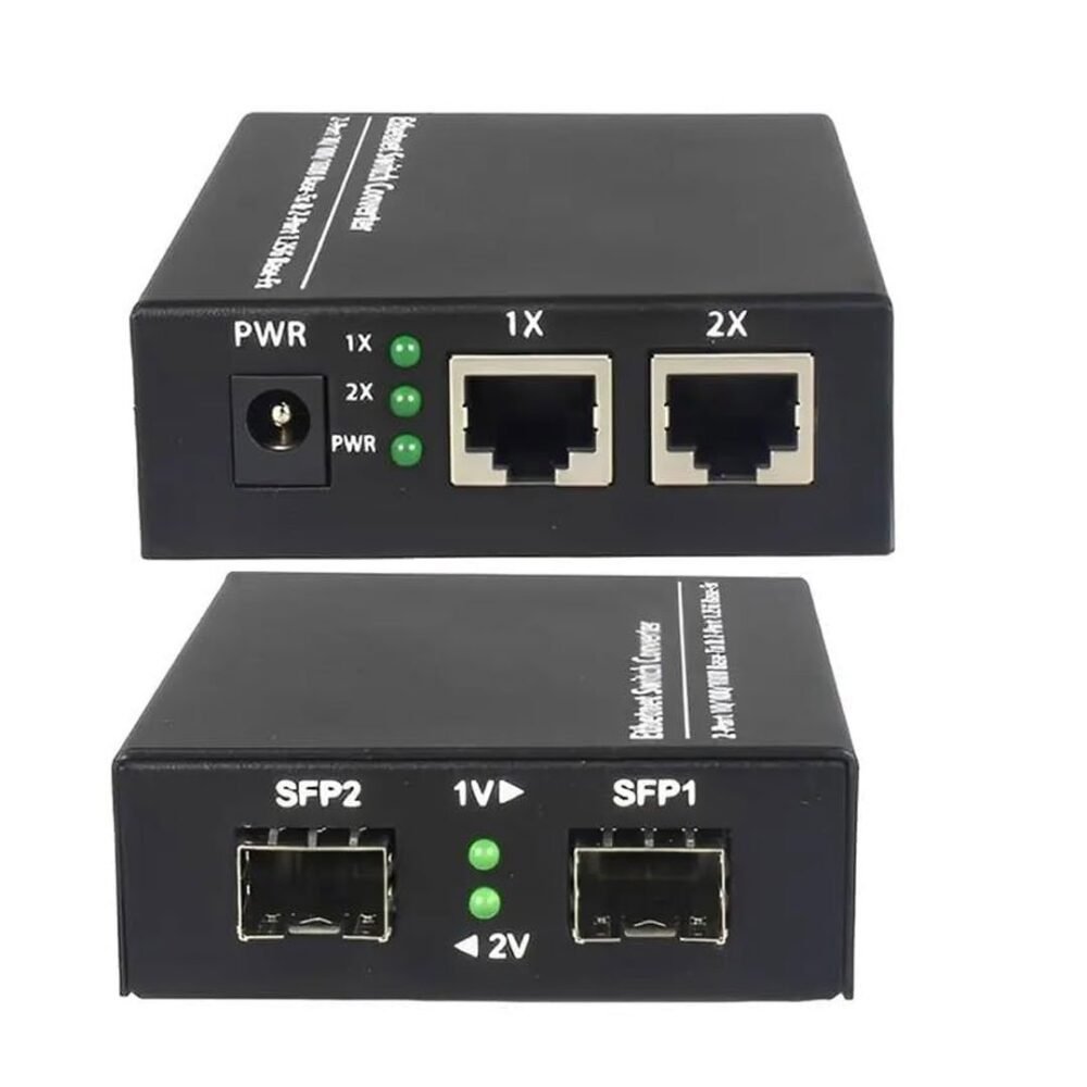 2RJ45 2SFP Media Converter - Image 2
