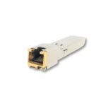 HANUTECH 1000BASE-T SFP Copper 100m RJ-45 Transceiver Module; Gigabit SFP Fiber Port to RJ45 Converter Compatible with Cisco, Netgear, D-Link, Mikrotik, Ubiquiti, etc Switches, Routers, and Firewalls
